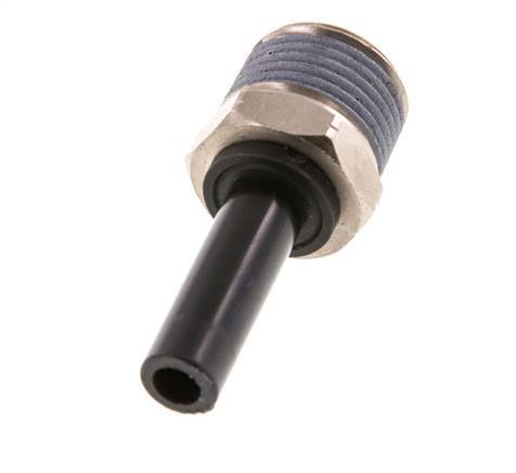 5/16'' x 3/8'' NPT Steckverschraubung mit Außengewinde Messing/PBT NBR [2 Stück]