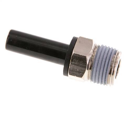 3/8'' x 3/8'' NPT Plug-in Fitting with Male Threads Brass/PBT NBR [2 Pieces]