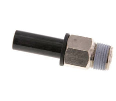 1/2'' x 3/8'' NPT Steckverschraubung mit Außengewinde Messing/PBT NBR [2 Stück]
