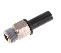 1/2'' x 3/8'' NPT Steckverschraubung mit Außengewinde Messing/PBT NBR [2 Stück]