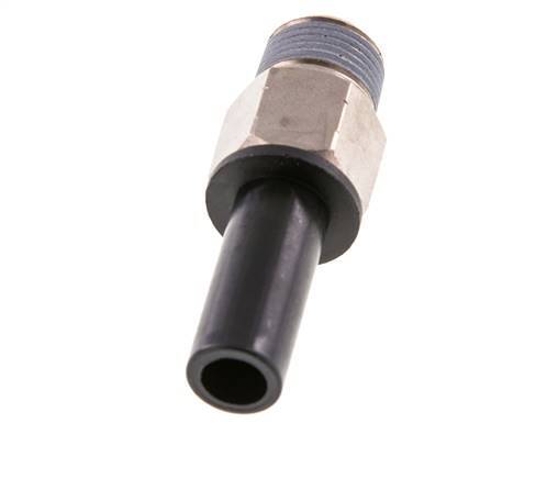 1/2'' x 3/8'' NPT Steckverschraubung mit Außengewinde Messing/PBT NBR [2 Stück]