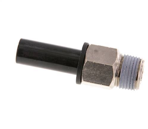 3/8'' x 1/2'' NPT Steckverschraubung mit Außengewinde Messing/PBT NBR [2 Stück]