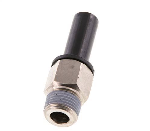 3/8'' x 1/2'' NPT Steckverschraubung mit Außengewinde Messing/PBT NBR [2 Stück]