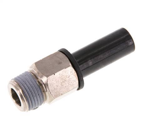 3/8'' x 1/2'' NPT Steckverschraubung mit Außengewinde Messing/PBT NBR [2 Stück]