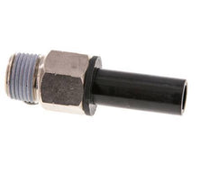 3/8'' x 1/2'' NPT Steckverschraubung mit Außengewinde Messing/PBT NBR [2 Stück]