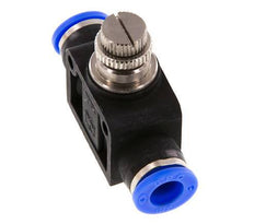 Durchflussregelungs-Schalldämpfer gerade 3/8 Zoll (9,52 mm) Messing/PBT
