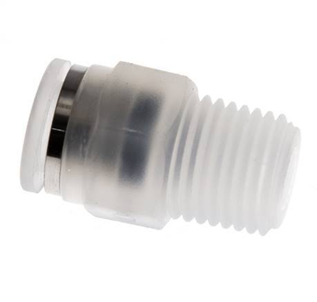 8mm x R1/4'' Push-in Fitting with Male Threads PA EPDM/PTFE