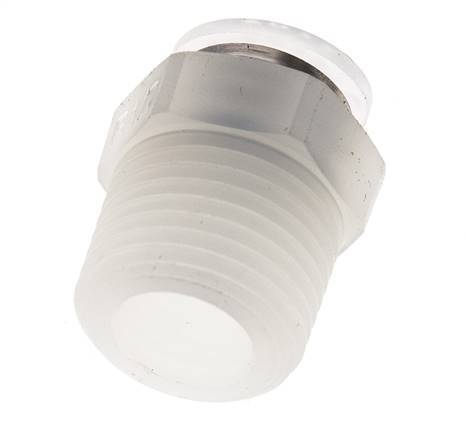 10mm x R1 2'' Steckverschraubung mit Außengewinde PA/POM NBR