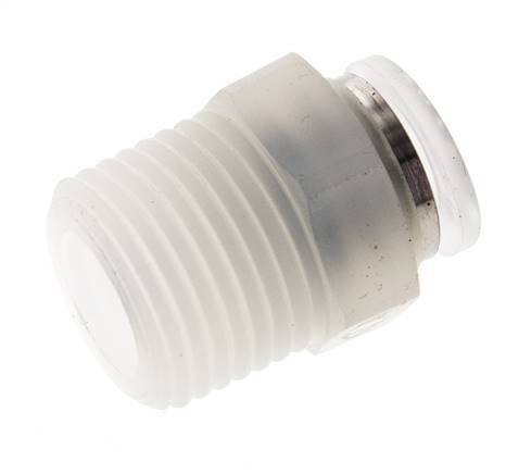 10mm x R1 2'' Steckverschraubung mit Außengewinde PA/POM NBR