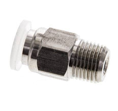 6mm x R1/8'' Steckverschraubung mit Außengewinde Edelstahl/PA EPDM/PTFE