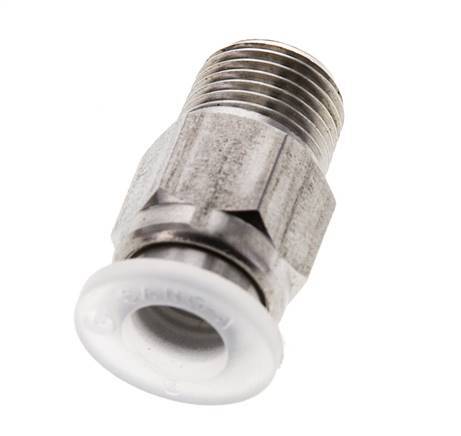 6mm x R1/8'' Steckverschraubung mit Außengewinde Edelstahl/PA EPDM/PTFE