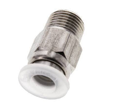 6mm x R1/8'' Steckverschraubung mit Außengewinde Edelstahl/PA EPDM/PTFE