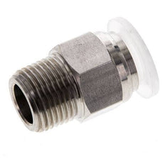 12mm x R3/8'' Steckverschraubung mit Außengewinde Edelstahl/PA EPDM/PTFE