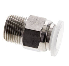 12mm x R3/8'' Steckverschraubung mit Außengewinde Edelstahl/PA EPDM/PTFE