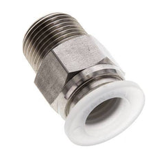 12mm x R3/8'' Steckverschraubung mit Außengewinde Edelstahl/PA EPDM/PTFE