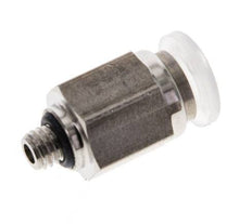 6mm x M 5 Steckverschraubung mit Außengewinde PA/Edelstahl EPDM