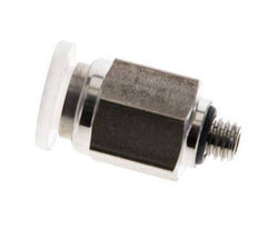 6mm x M 5 Steckverschraubung mit Außengewinde PA/Edelstahl EPDM