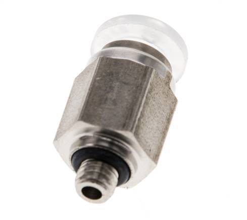 6mm x M 5 Steckverschraubung mit Außengewinde PA/Edelstahl EPDM