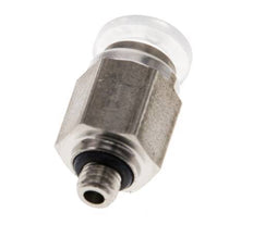 6mm x M 5 Steckverschraubung mit Außengewinde PA/Edelstahl EPDM