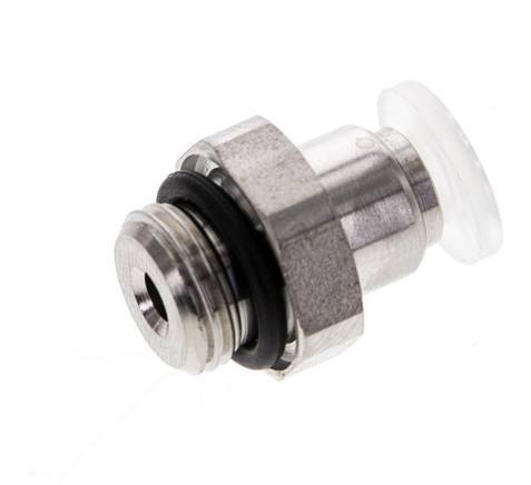 4mm x G1/8'' Push-in Fitting with Male Threads PA/Stainless Steel EPDM