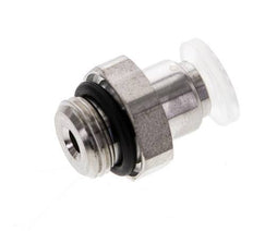 4mm x G1/8'' Steckverschraubung mit Außengewinde PA/Edelstahl EPDM