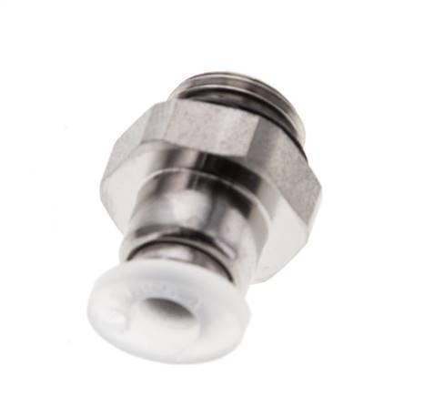 4mm x G1/8'' Steckverschraubung mit Außengewinde PA/Edelstahl EPDM