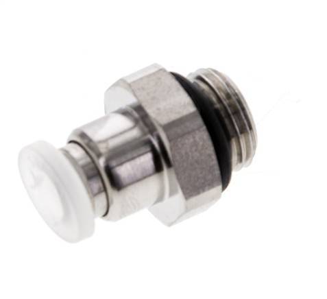 4mm x G1/8'' Steckverschraubung mit Außengewinde PA/Edelstahl EPDM