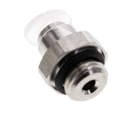 4mm x G1/8'' Steckverschraubung mit Außengewinde PA/Edelstahl EPDM