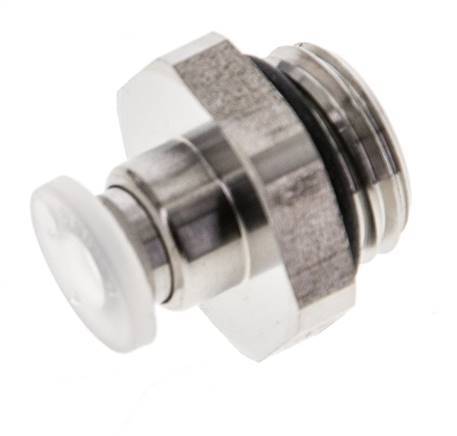 4mm x G1/4'' Steckverschraubung mit Außengewinde PA/Edelstahl EPDM