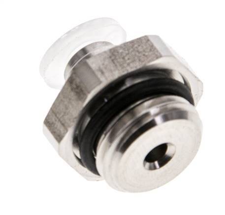 4mm x G1/4'' Steckverschraubung mit Außengewinde PA/Edelstahl EPDM