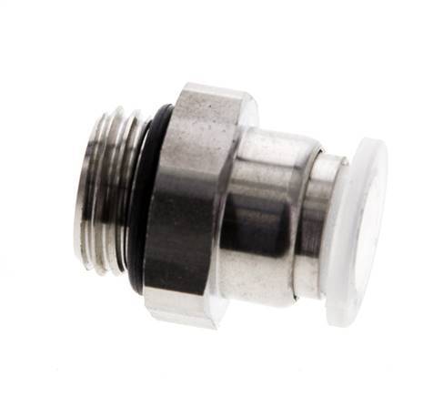 8mm x G1/4'' Steckverschraubung mit Außengewinde PA/Edelstahl EPDM