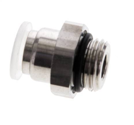 8mm x G1/4'' Steckverschraubung mit Außengewinde PA/Edelstahl EPDM