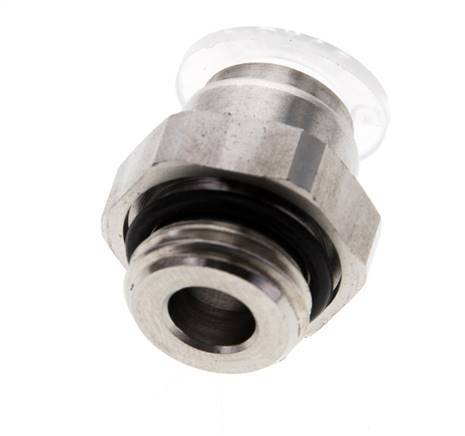 8mm x G1/4'' Steckverschraubung mit Außengewinde PA/Edelstahl EPDM