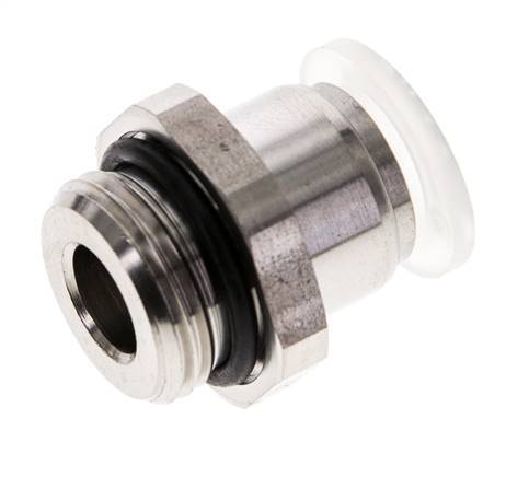 10mm x G3/8'' Steckverschraubung mit Außengewinde PA/Edelstahl EPDM