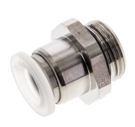 10mm x G3/8'' Steckverschraubung mit Außengewinde PA/Edelstahl EPDM