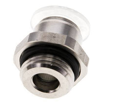 10mm x G3/8'' Steckverschraubung mit Außengewinde PA/Edelstahl EPDM