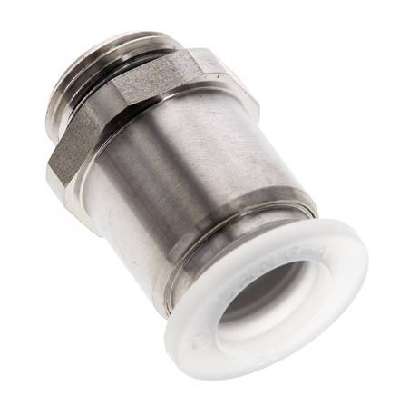12mm x G3/8'' Steckverschraubung mit Außengewinde PA/Edelstahl EPDM