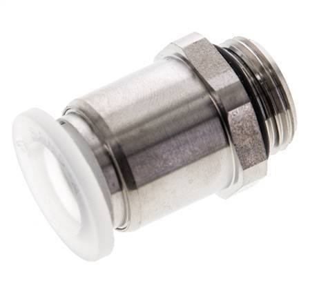 12mm x G3/8'' Steckverschraubung mit Außengewinde PA/Edelstahl EPDM