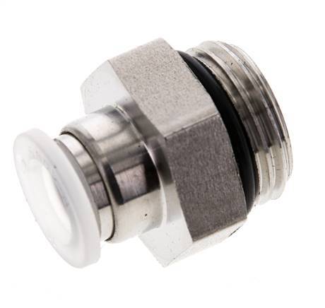 10mm x G1/2'' Steckverschraubung mit Außengewinde PA/Edelstahl EPDM