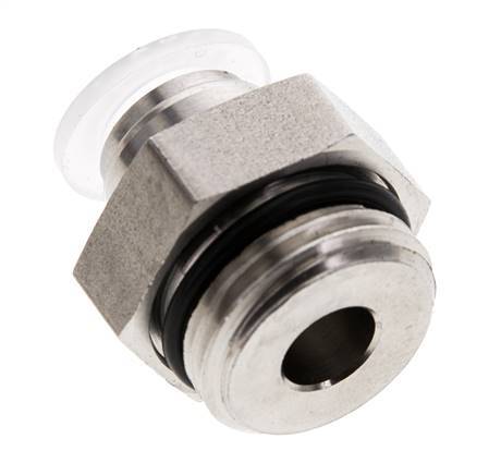 10mm x G1/2'' Steckverschraubung mit Außengewinde PA/Edelstahl EPDM