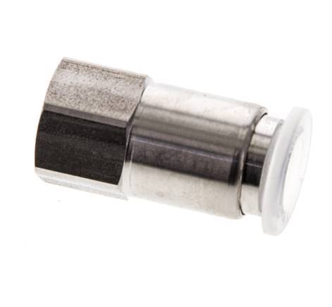 8mm x G1/8'' Steckverschraubung mit Innengewinde Edelstahl/PA EPDM/PTFE