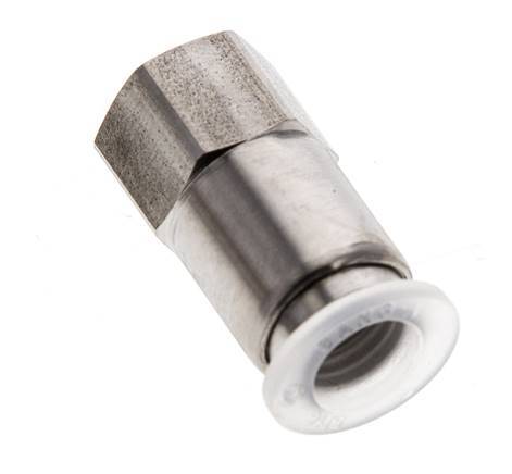 8mm x G1/8'' Steckverschraubung mit Innengewinde Edelstahl/PA EPDM/PTFE