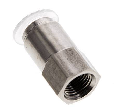 8mm x G1/8'' Steckverschraubung mit Innengewinde Edelstahl/PA EPDM/PTFE