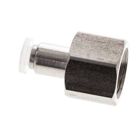 4mm x G1/4'' Steckverschraubung mit Innengewinde Edelstahl/PA EPDM/PTFE
