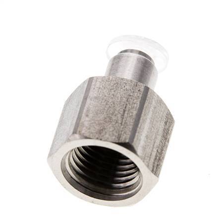 4mm x G1/4'' Steckverschraubung mit Innengewinde Edelstahl/PA EPDM/PTFE