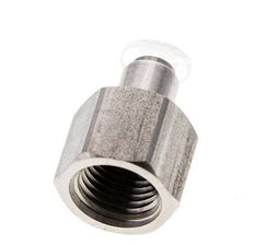 4mm x G1/4'' Steckverschraubung mit Innengewinde Edelstahl/PA EPDM/PTFE