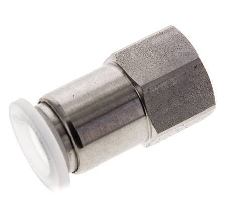 10mm x G1/4'' Steckverschraubung mit Innengewinde Edelstahl/PA EPDM/PTFE