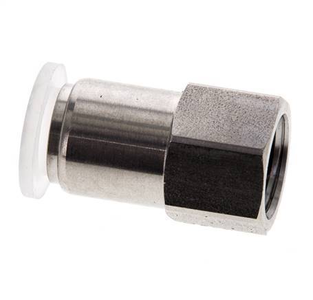 10mm x G1/4'' Steckverschraubung mit Innengewinde Edelstahl/PA EPDM/PTFE