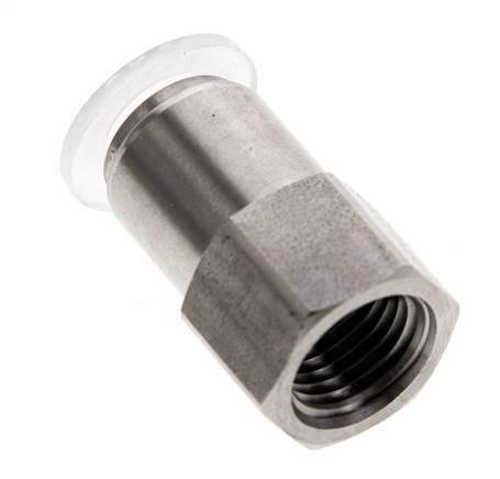 10mm x G1/4'' Steckverschraubung mit Innengewinde Edelstahl/PA EPDM/PTFE