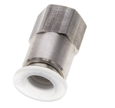 12mm x G3/8'' Steckverschraubung mit Innengewinde Edelstahl/PA EPDM/PTFE